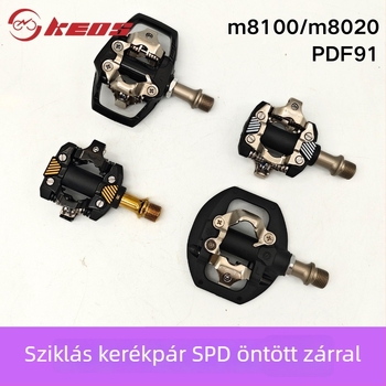KEOS M8100/M8020 Hegyi kerékpár SPD pedálok automatikus zárással, ultra könnyű DU csapágyakkal