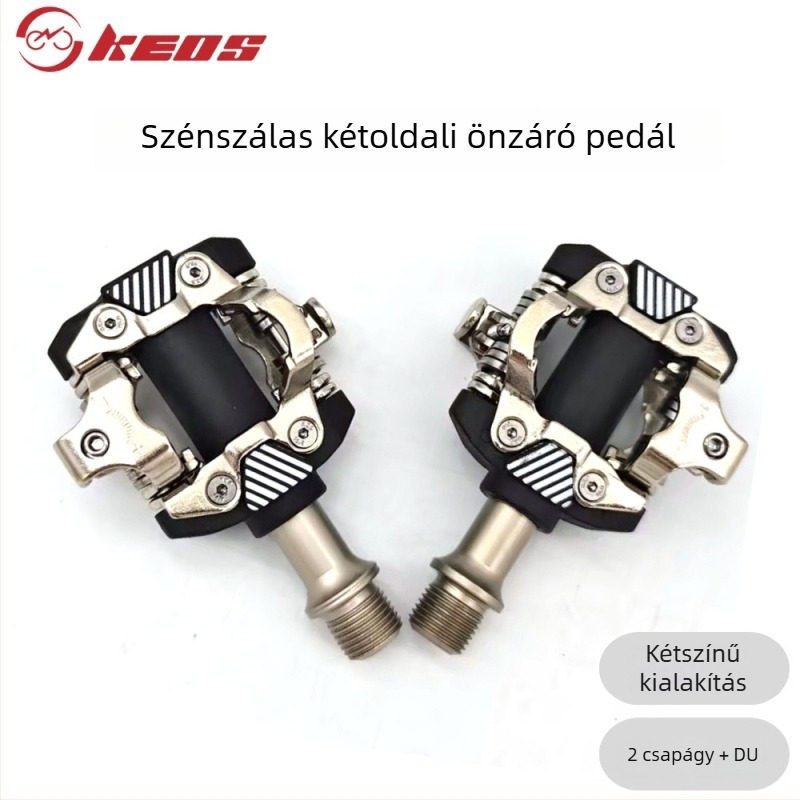 KEOS M8100/M8020 Hegyi kerékpár SPD pedálok automatikus zárással, ultra könnyű DU csapágyakkal