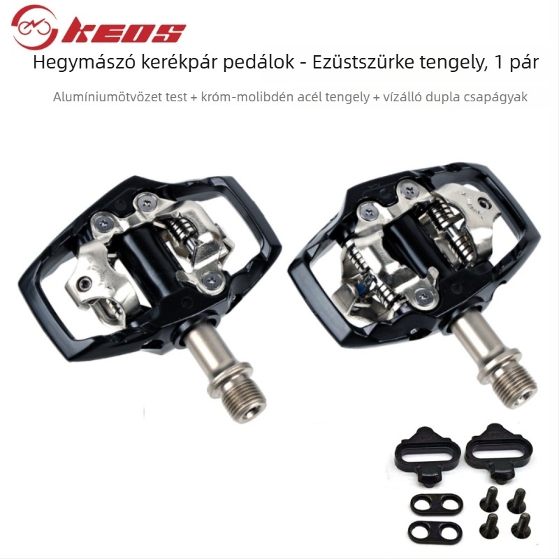 KEOS M8100/M8020 Hegyi kerékpár SPD pedálok automatikus zárással, ultra könnyű DU csapágyakkal