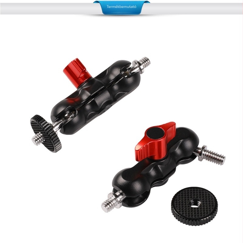 Asztali rögzítőkar – modell Pea pods + crab claws, alumíniumötvözet, maximális terhelhetőség 2 kg, tömeg 128 g