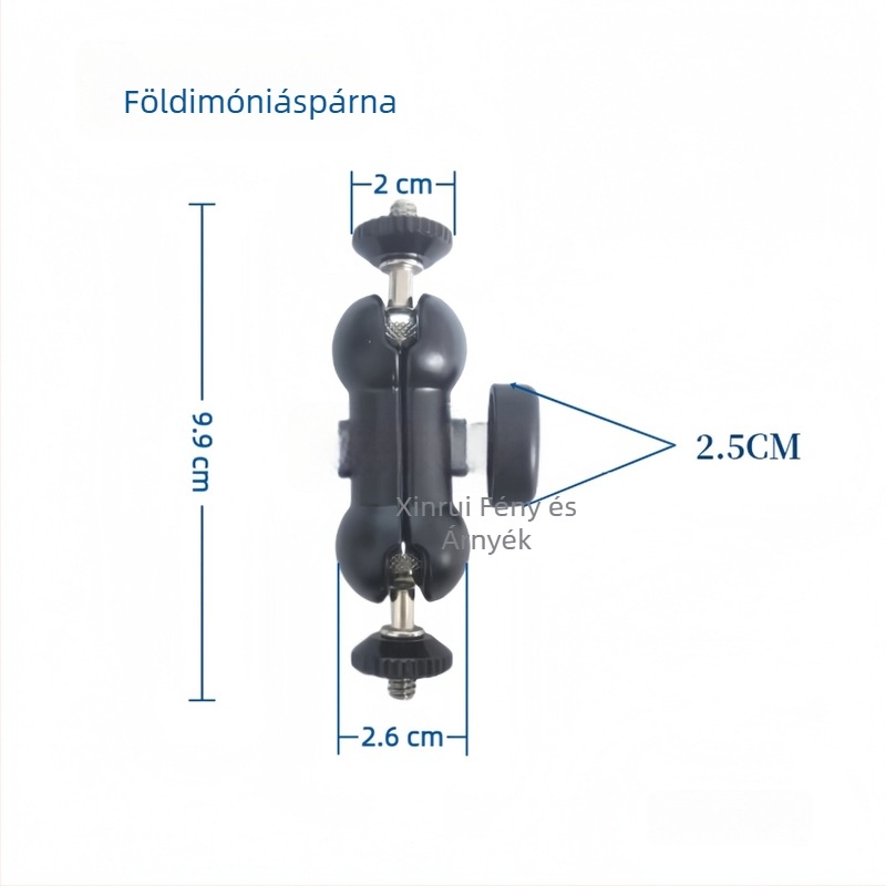 Asztali rögzítőkar – modell Pea pods + crab claws, alumíniumötvözet, maximális terhelhetőség 2 kg, tömeg 128 g