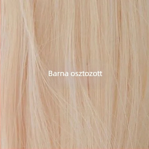 Hosszú, göndör paróka qi frufival, hőálló szálak, mechanikus kivitel, teljes fejfedés, modell 131