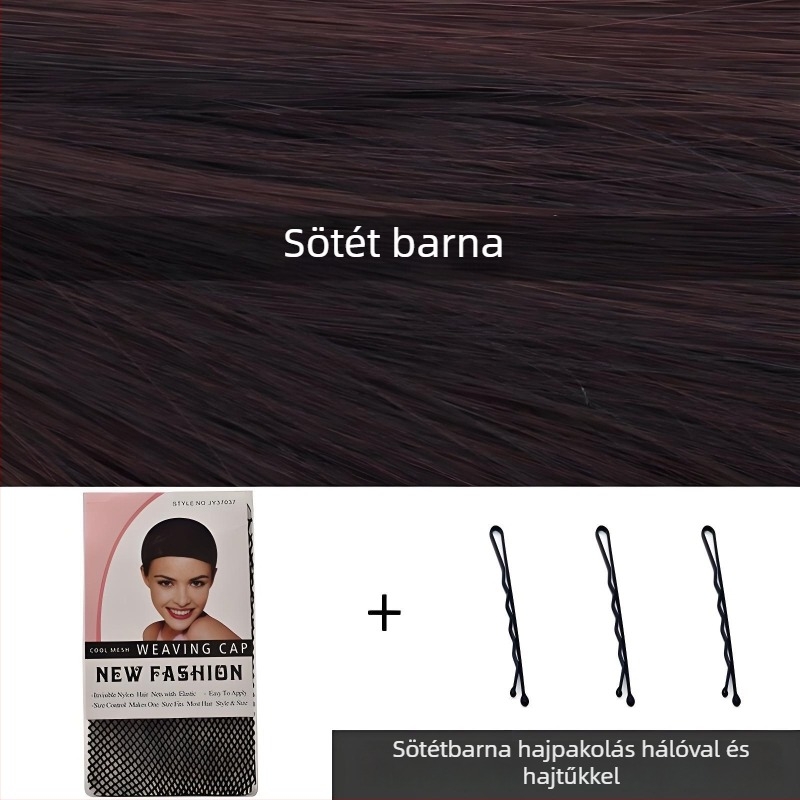 Hosszú, göndör paróka qi frufival, hőálló szálak, mechanikus kivitel, teljes fejfedés, modell 131