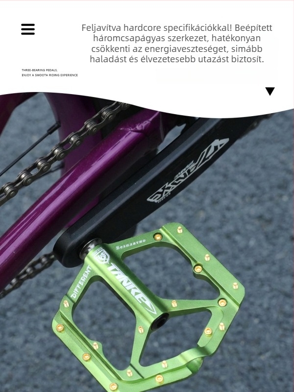 TANKE TP-53 CNC alumínium ötvözetű mountain bike pedálok
