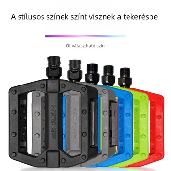 KORE nylonból készült összecsukható kerékpárpedál reflektorral, csúszásmentes, erőfeszítést kímélő
