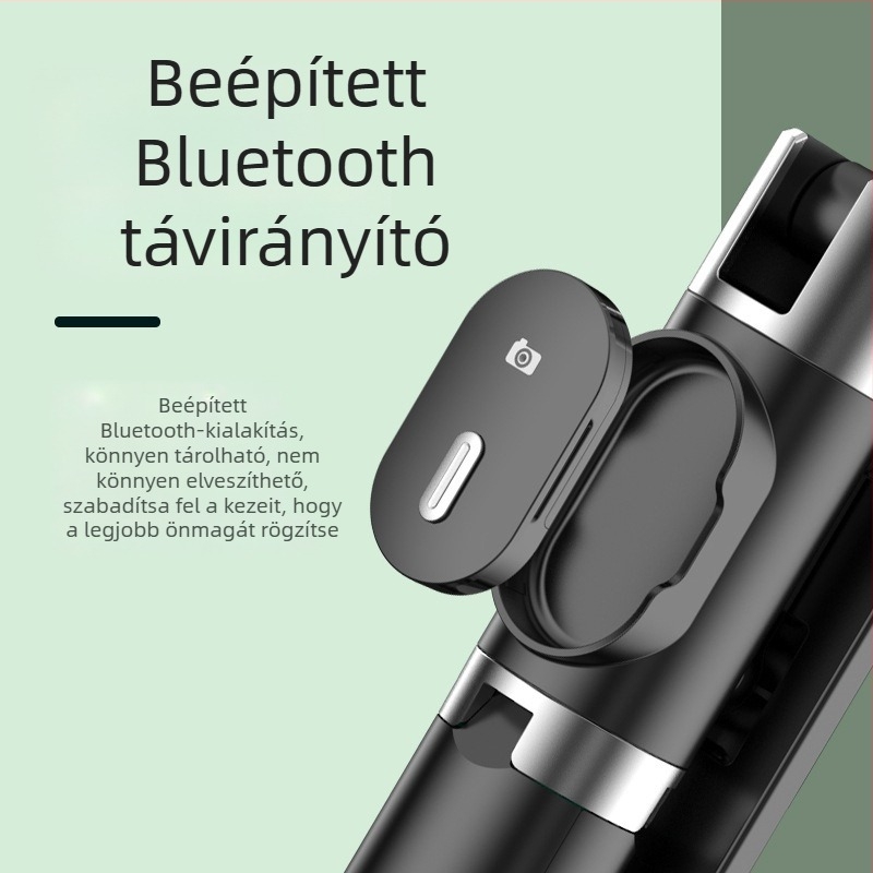 Bluetoothos selfie rúd mobiltelefonokhoz – P60 Pro, ABS + rozsdamentes acél, univerzális okostelefon-kompatibilitás