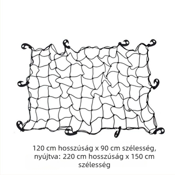 Kocsi tetőcsomagtartó háló, nylon anyag, modell Roof luggage net pocket