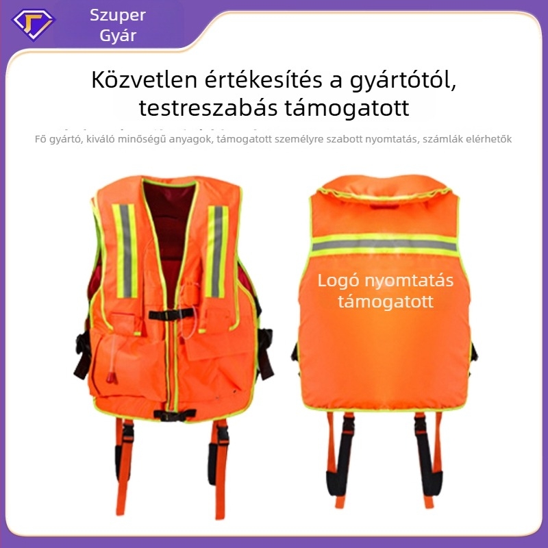 Tűzoltó felfújható mentőmellény - vészhelyzeti mentés, speciális üzemmód, Totoro LM-083