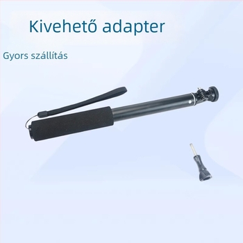 94 cm-es alumíniumötvözetű kiterjesztő kar GoPro akciókamerahoz – utazási élő közvetítés, telefonos szelfi