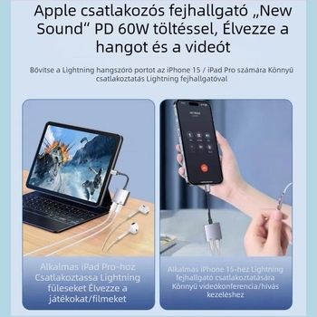 Hengweiyi Type-C adapter, modell 160-161, kompatibilis a 15-ös sorozatú eszközökkel USB-C interfész használatával