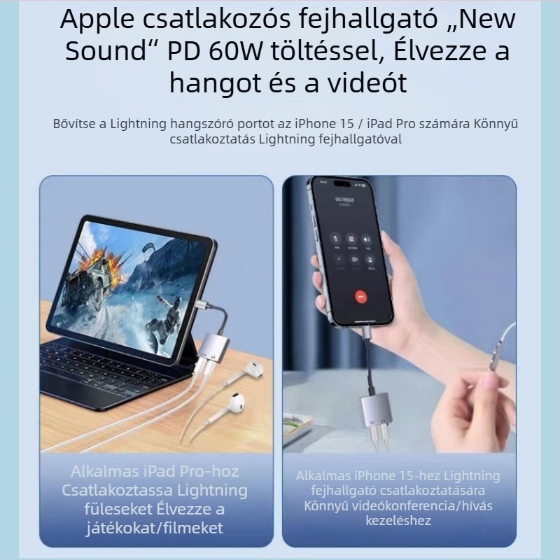Hengweiyi Type-C adapter, modell 160-161, kompatibilis a 15-ös sorozatú eszközökkel USB-C interfész használatával