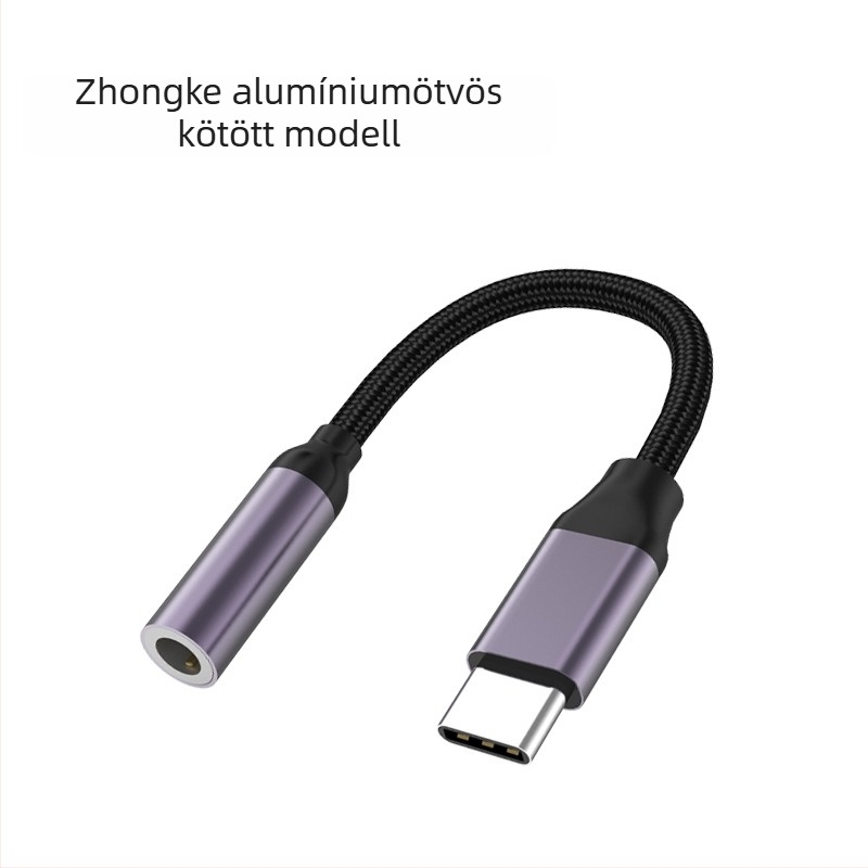 Type-C 2-in-1 adapter 3,5 mm audio jackkel és USB 3.0 OTG lemez-támogatással, kompatibil az iPhone 15/16, Huawei, Samsung, Honor, Xiaomi, Oppo, Vivo