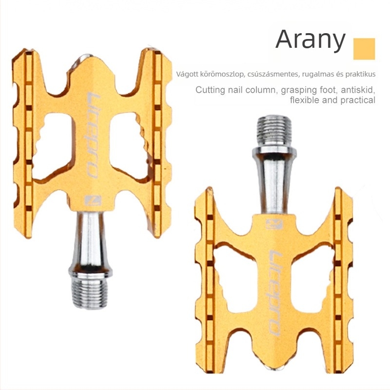 Litepro LP bearing pedál – alumíniumötvözet összecsukható kerékpár pedál, DU csapágy, kompatibilis összecsukható, hegyi és országúti kerékpárokhoz