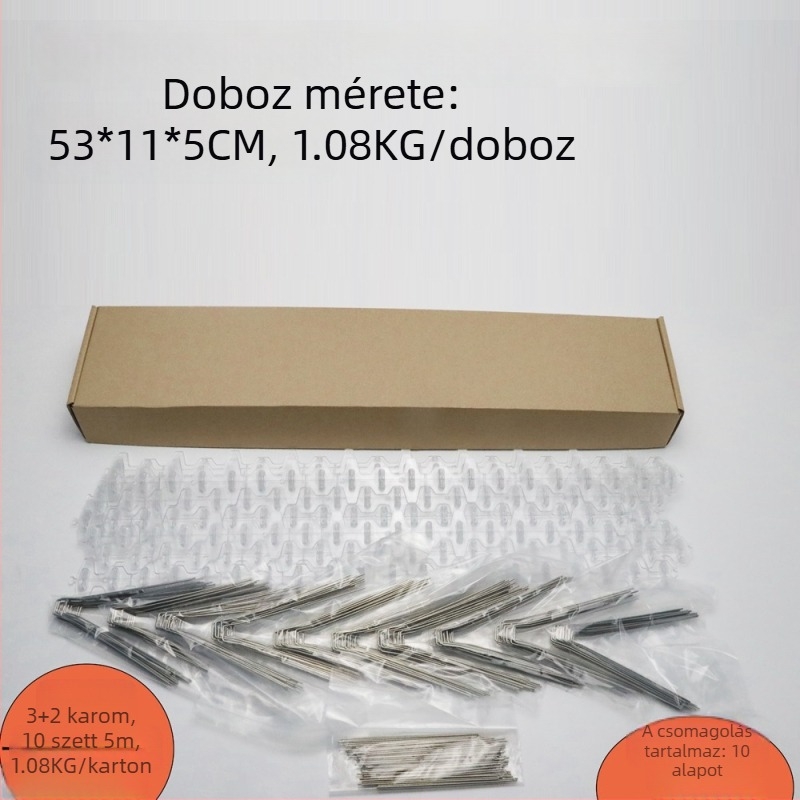 Rozsdamentes acél madárspikák – Madárriasztó – Cikkszám: 1 – Export kizárólagos forrás: Igen
