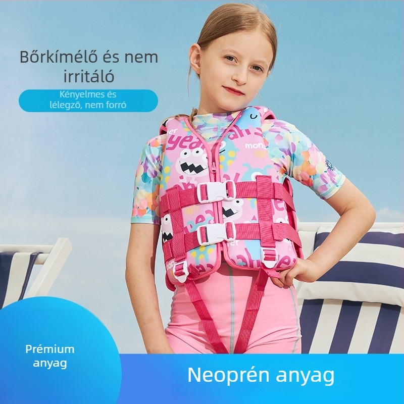 Gyerekek úszó mentőmellény aranyos rajzfilmszerű állatos mintával (Márka: Yifeng; Modell: Flat Style; Egyedi feldolgozás: Igen)