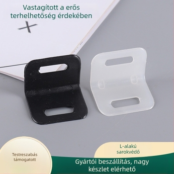 Polipropilén L-alakú sarkvédő kartoncsomagoláshoz (perforált változat / nem porózus modell)