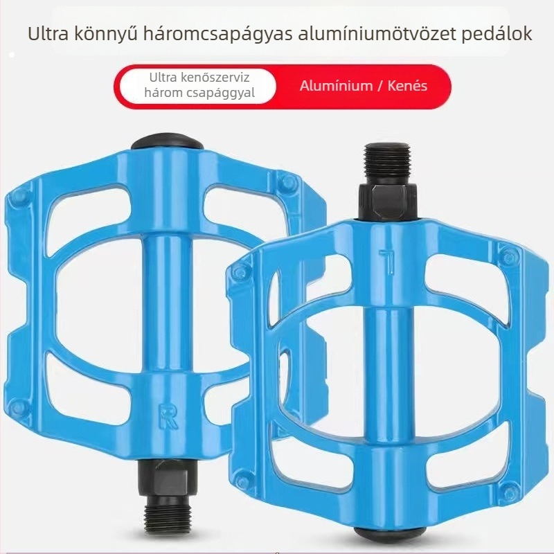 XW hegyi kerékpár csapágypedálok, alumíniumötvözet, háromcsapágyas, Modell: 14MM, kompatibil: összecsukható kerékpár, országúti kerékpár és power kerékpár