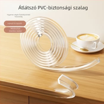 Áttetsző sarokvédő szalag - asztal és fal védelmére, Father Shield, Taizhou eredet, csomagolás 50 db
