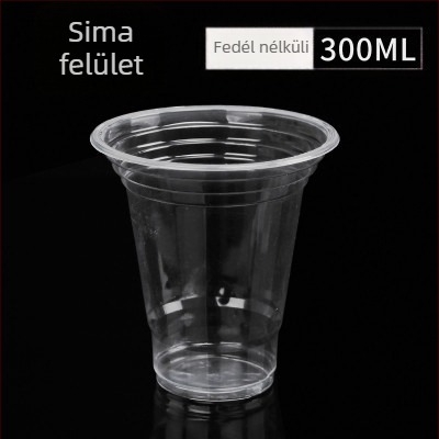 Egyszer használatos PP pohár italokhoz, testre szabható logóval, 301-400 ml kapacitás, kerek forma, hideg teához és szója tejhez