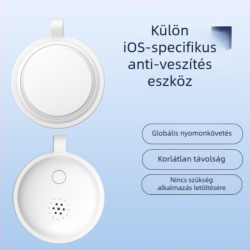 Anti-lost tárgykereső, modell 08, iOS-kompatibilis, akkumulátor 210, korlátlan vezeték nélküli hatótáv, ABS anyag