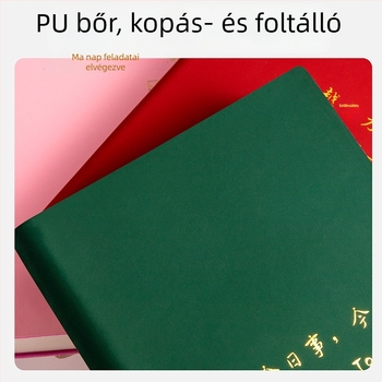 Xue De Le notesz: napi tervező TODOLIST-tal, napi feladatlista, minimalist stílus, cérnás kötés, Daolin papír 80 g, 100–200 oldal