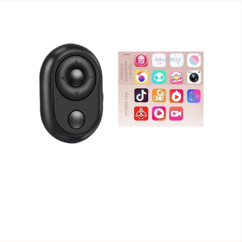 Bluetooth önarckép pálca gyűrűs távirányítóval – videózár, függőleges felvétel, ABS anyag, 30 g, Bluetooth 4.0, testreszabható