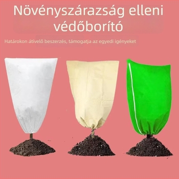 Fagyvédő takaró növényeknek – nem szőtt anyag, védelem a fagytól a növények számára, típus: fűtelepítési táska / ökológiai táska / lejtővédő táska, márka April Wo