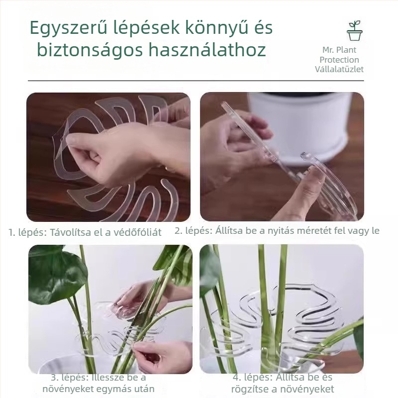 Műanyag növényi támasztó rúd, fix tartó Monstera és Money Tree számára, márka Friendly