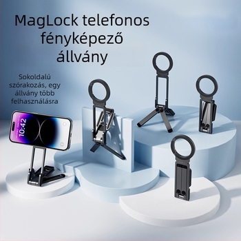 Selfie bot telefontartóval - forgatható, könnyen hordozható, univerzális, testreszabható, utazásokhoz és élő közvetítéshez