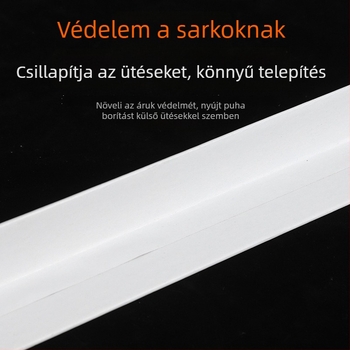 L-alakú papírsarokvédő csomagoláshoz, Kraft papírból, logómentes, testreszabható keménység