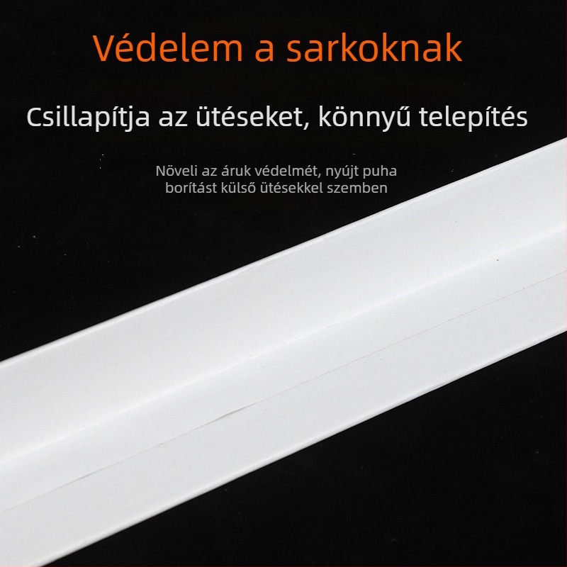 L-alakú papírsarokvédő csomagoláshoz, Kraft papírból, logómentes, testreszabható keménység