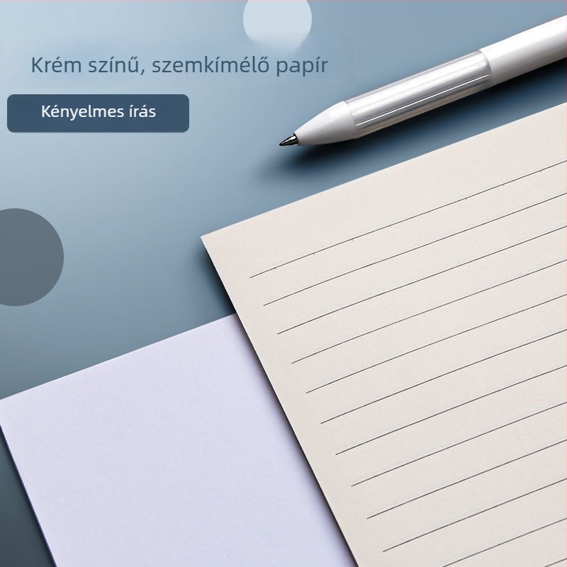 Spirálisan kötött notesz rácsos és vízszintes vonalas oldalakkal, vastagított kiadás középiskolások és felvételi vizsgákhoz