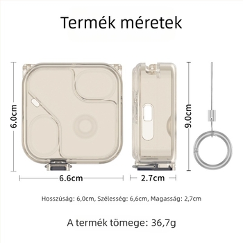 Nothing Ear(3) számára TPU védőtok, injekciós öntésű merev héj, teljes lefedettség, testreszabható stílus