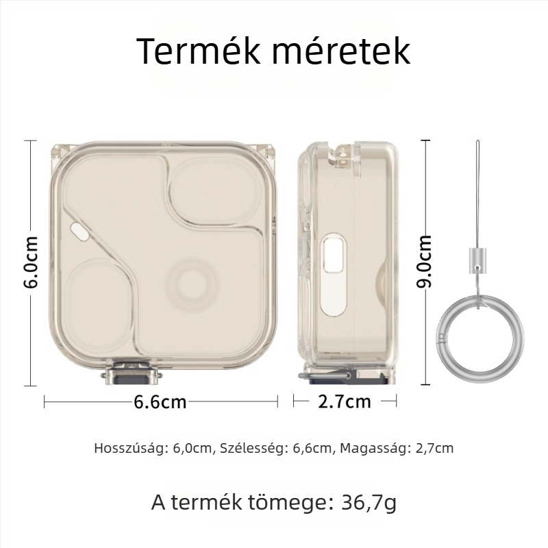 Nothing Ear(3) számára TPU védőtok, injekciós öntésű merev héj, teljes lefedettség, testreszabható stílus