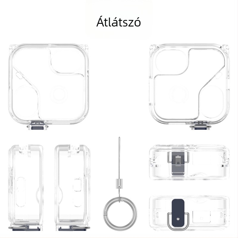 Nothing Ear(3) számára TPU védőtok, injekciós öntésű merev héj, teljes lefedettség, testreszabható stílus