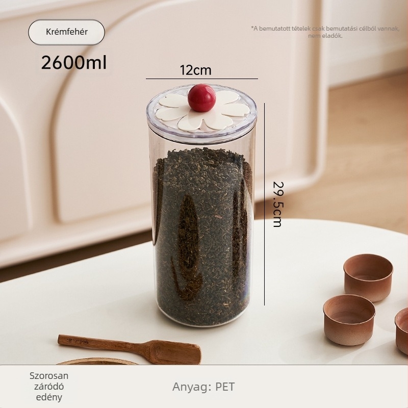 An Zhenya műanyag kerek frissességmegőrző doboz, 800–1000 ml, könnyű luxus stílus