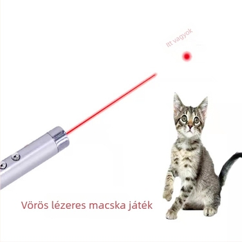 Alumínium ötvözetű LED zseblámpa kulcstartóval, kézi működtetés, infravörös lézerpointer, hatótáv 100-200 m, 160 mAh akkumulátor (~10 mW)