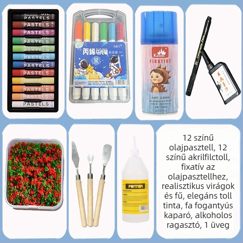 Napló szalmás papírral – PP borító, DIY készlet, márkátlan, stílus 11408890