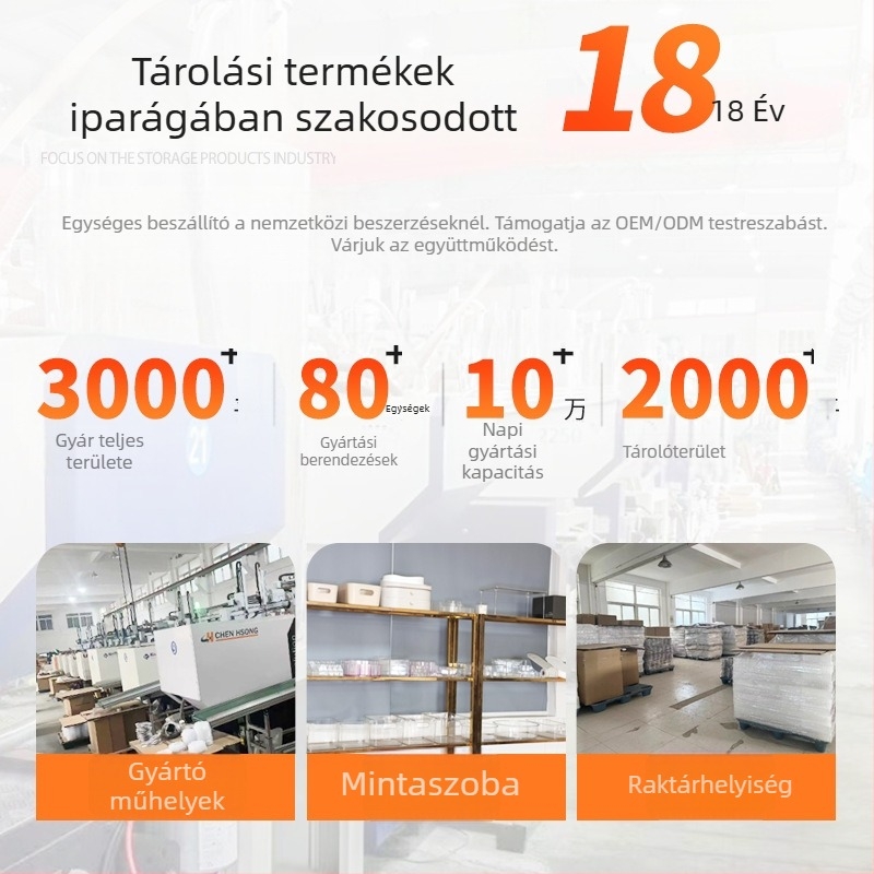 Négyzet alakú átlátszó műanyag ételbiztos zárható üveg, 800–1000 ml