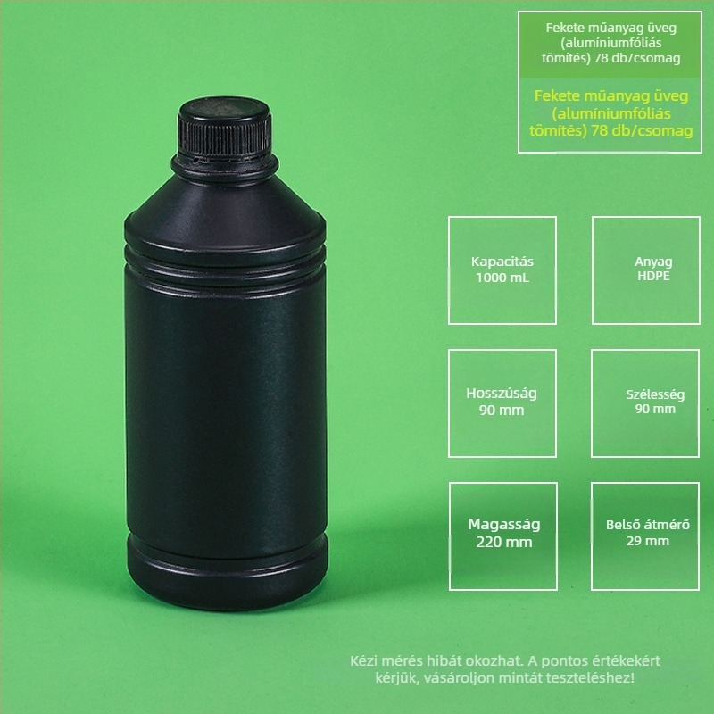 HDPE kör alakú permetező üveg blow-moldolva, külső kupakkal, 100% tiszta anyag, logó nyomtatás
