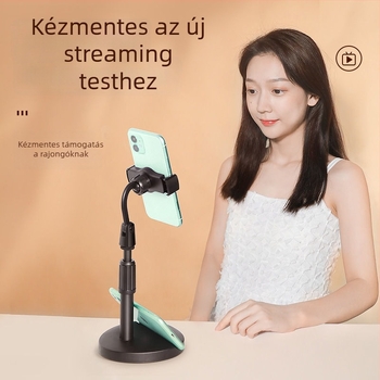Idami Technology asztali telefon-tartó élő közvetítéshez és felvételhez — univerzális, ABS, testreszabható