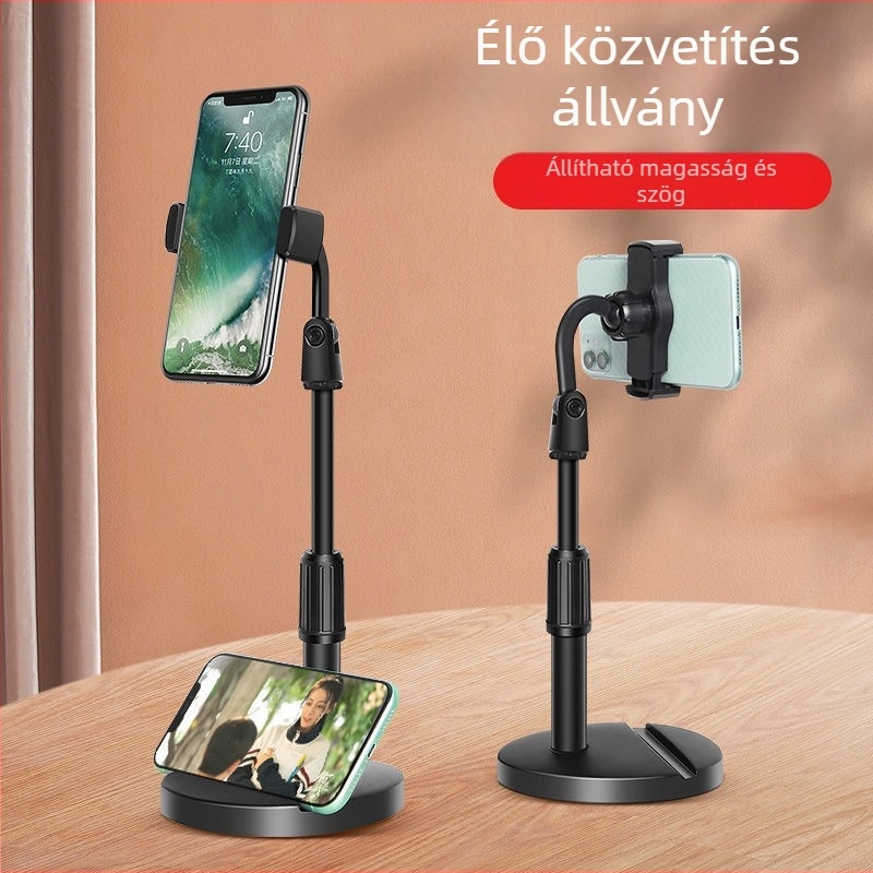 Idami Technology asztali telefon-tartó élő közvetítéshez és felvételhez — univerzális, ABS, testreszabható