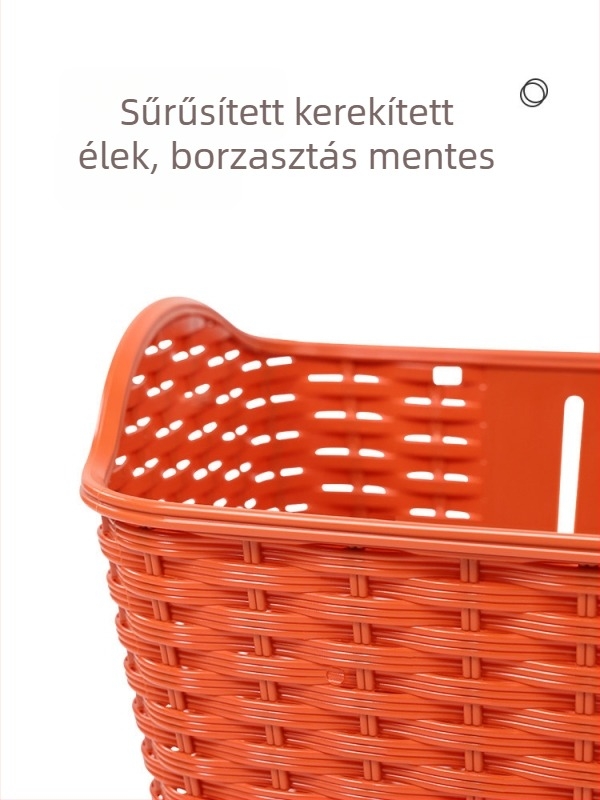Első kerékpár kosár — univerzális, előre szerelhető, műanyag, FOREVER márka
