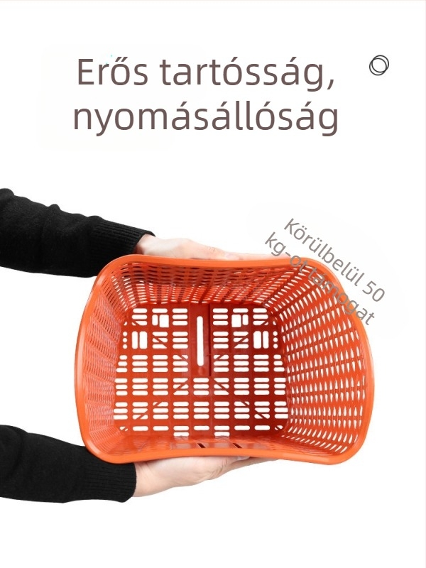 Első kerékpár kosár — univerzális, előre szerelhető, műanyag, FOREVER márka