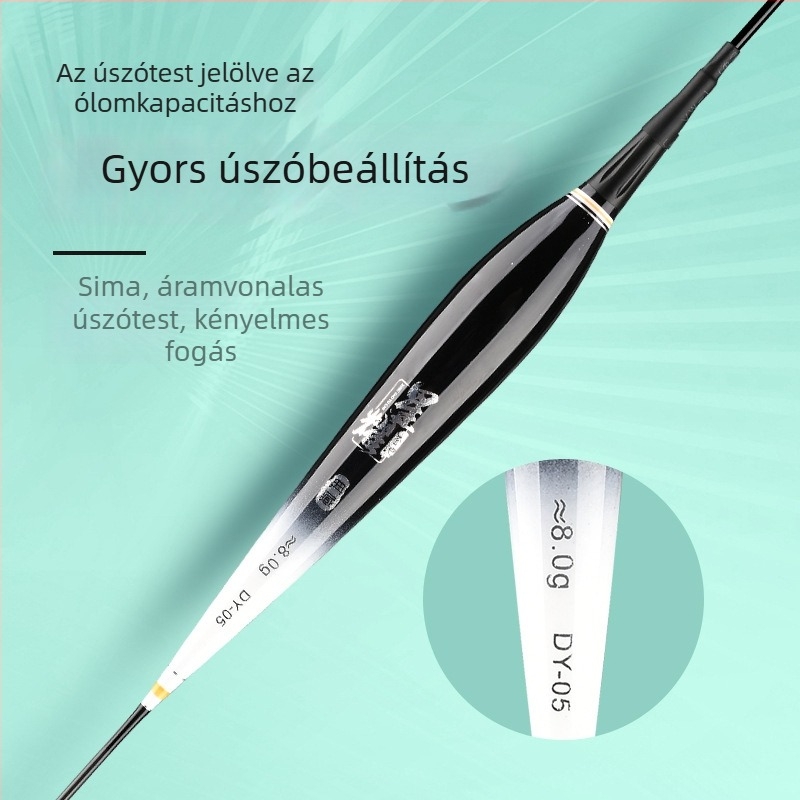 Csúszó úszó hosszú dobásokhoz, színváltó és fénylő, vastag és feltűnő elektronikus úszó sziklához