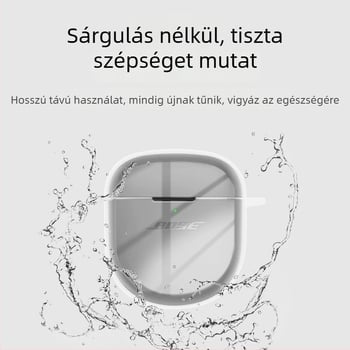 Átlátszó TPU védőtok Bose QC Gen 2 fülhallgatókhoz – Small Shark 2 Gen / Big Shark 2 Gen