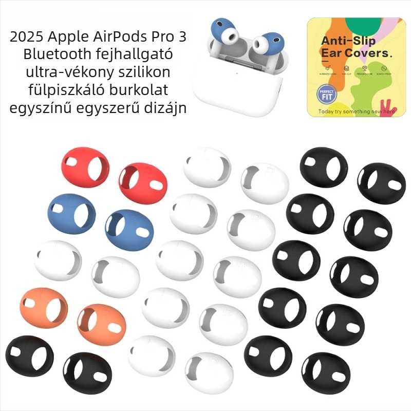 Ultra vékony szilikon fültippek Apple AirPods Pro3-hoz, injektáló öntéssel készítve