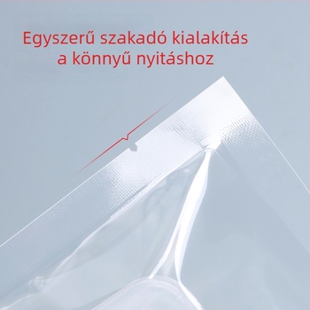 Knédli csomagoló zacskók, átlátszó nejlon zárható tasakok fagyasztott knédlihez, Happy Cat márka
