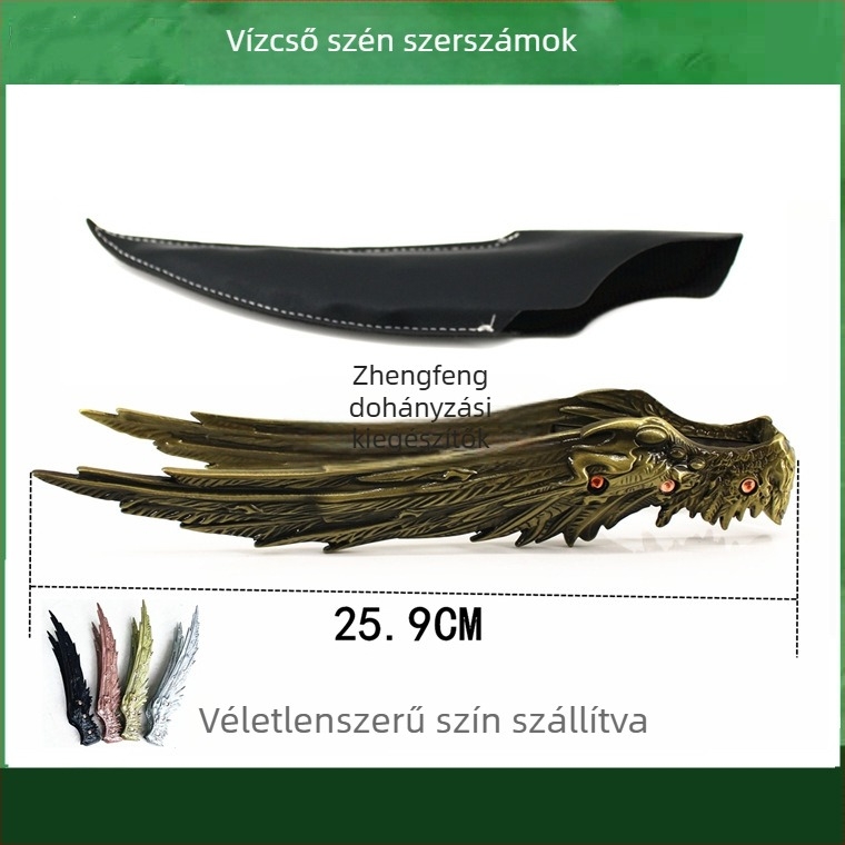 Nargilés csipesz és nyelvklip – fém felépítés, szénklipsz, rozsdamentes vas kialakítás