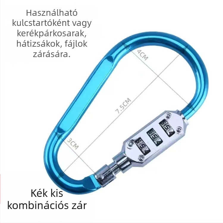 Elektromos jármű kombinációs zár sisakakasztóval, első kosárzárral és csomagtartózárral – DXs ötvözet, 88 g, elektromos autók és motorkerékpárok számára